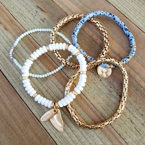 NIB Plunder Design Kyle bracelet set